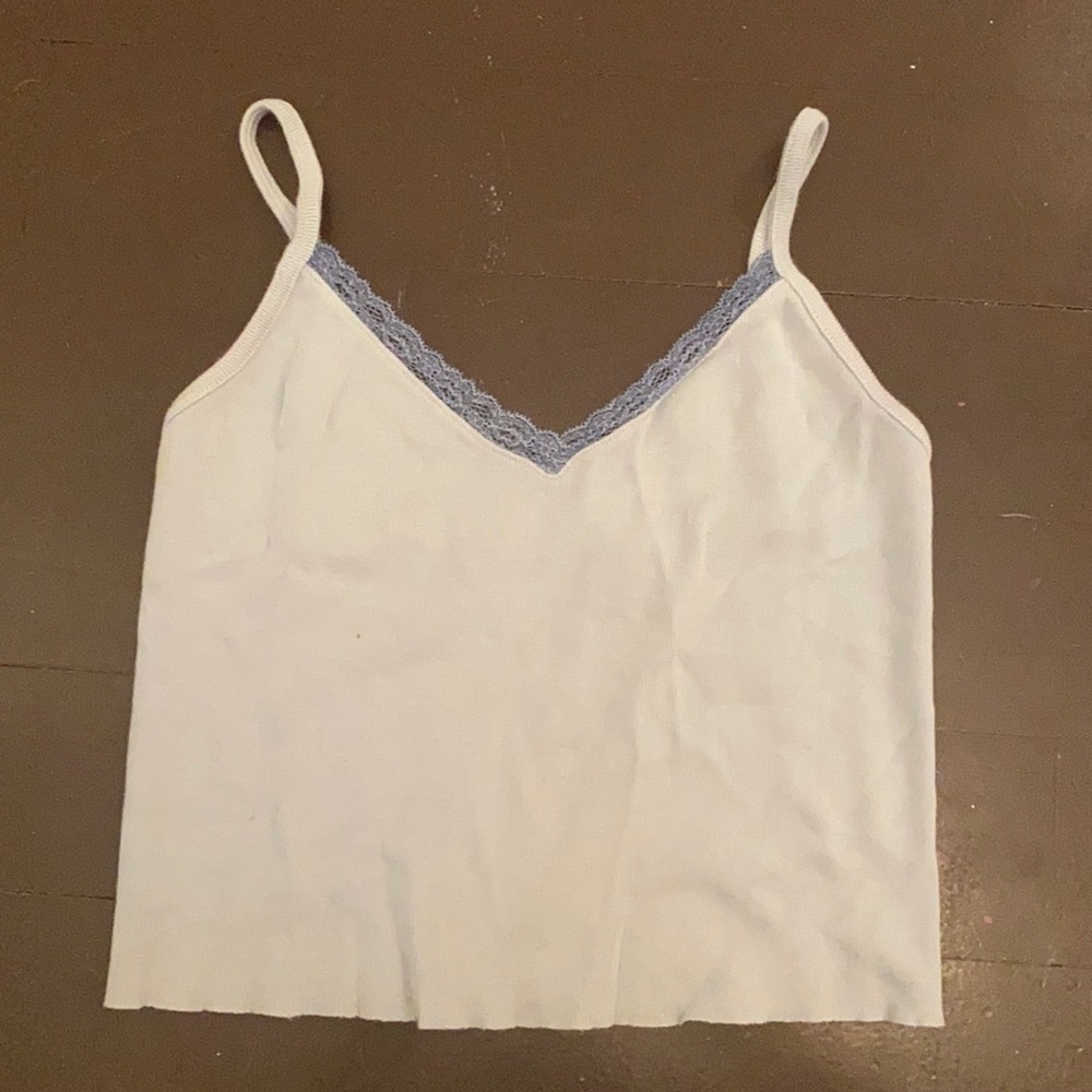 brandy blue lace tank